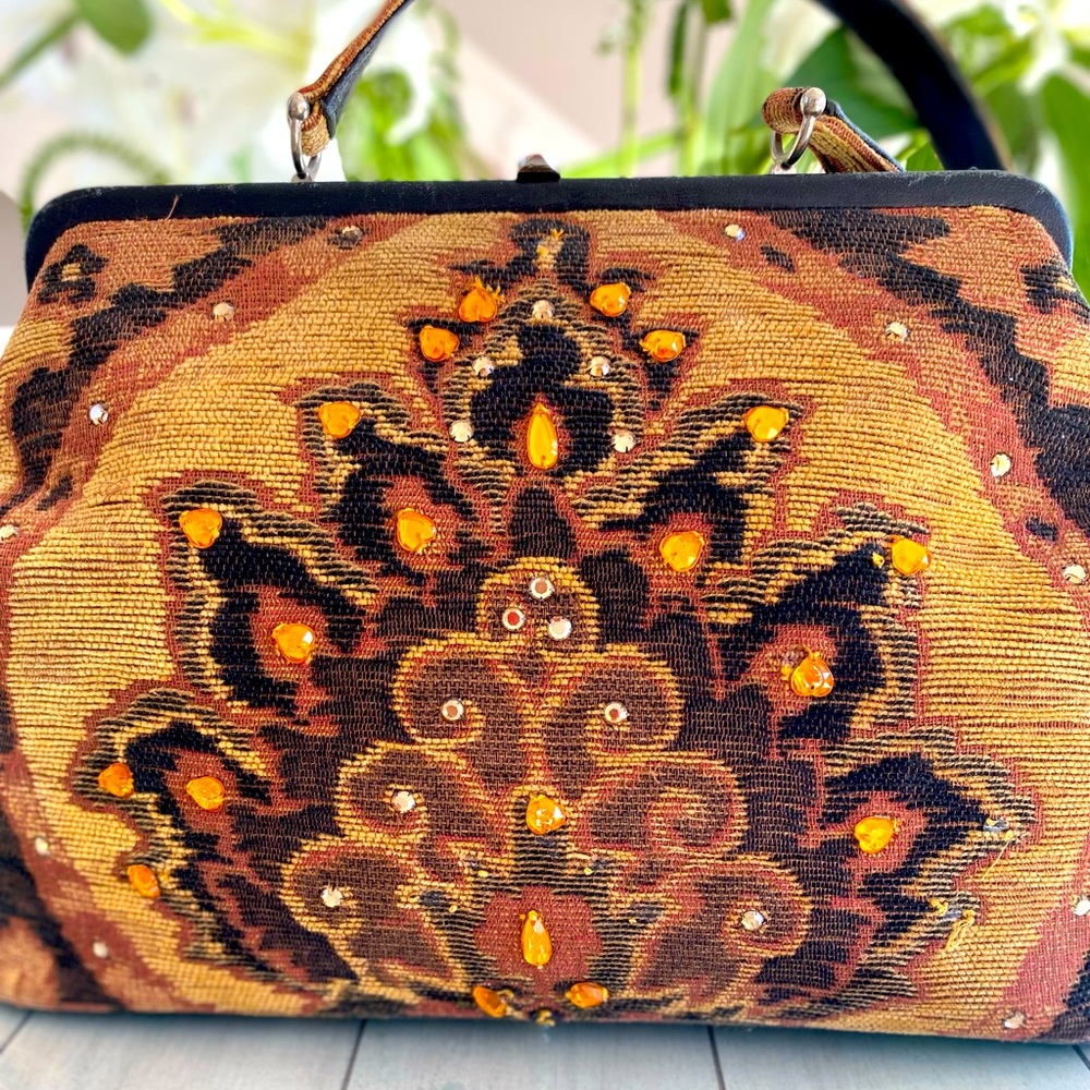 Original Isabella Fiore carpet bag purse - Picture 9 of 11